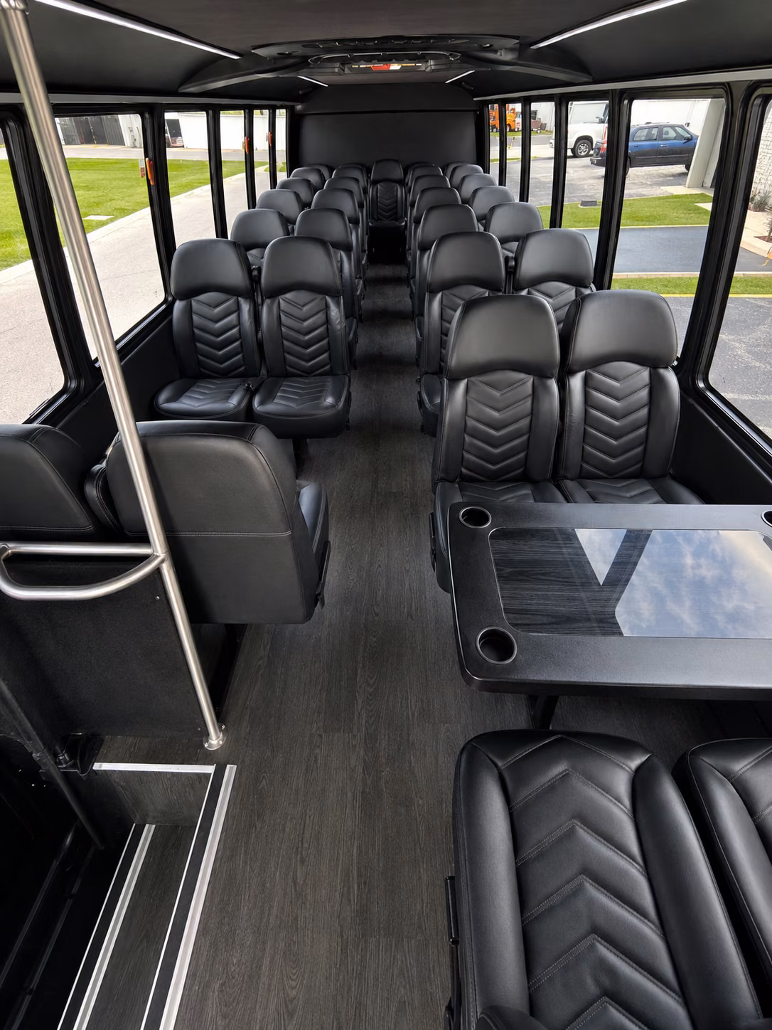 mckinney 15 passenger minibus inside