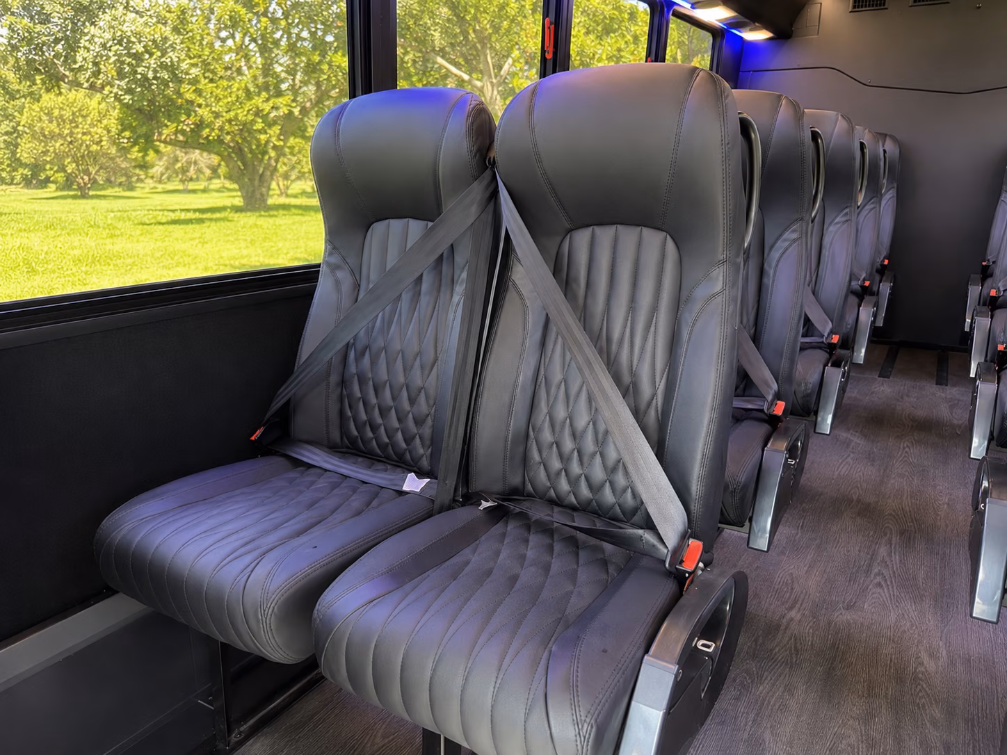 mckinney 18 passenger minibus inside