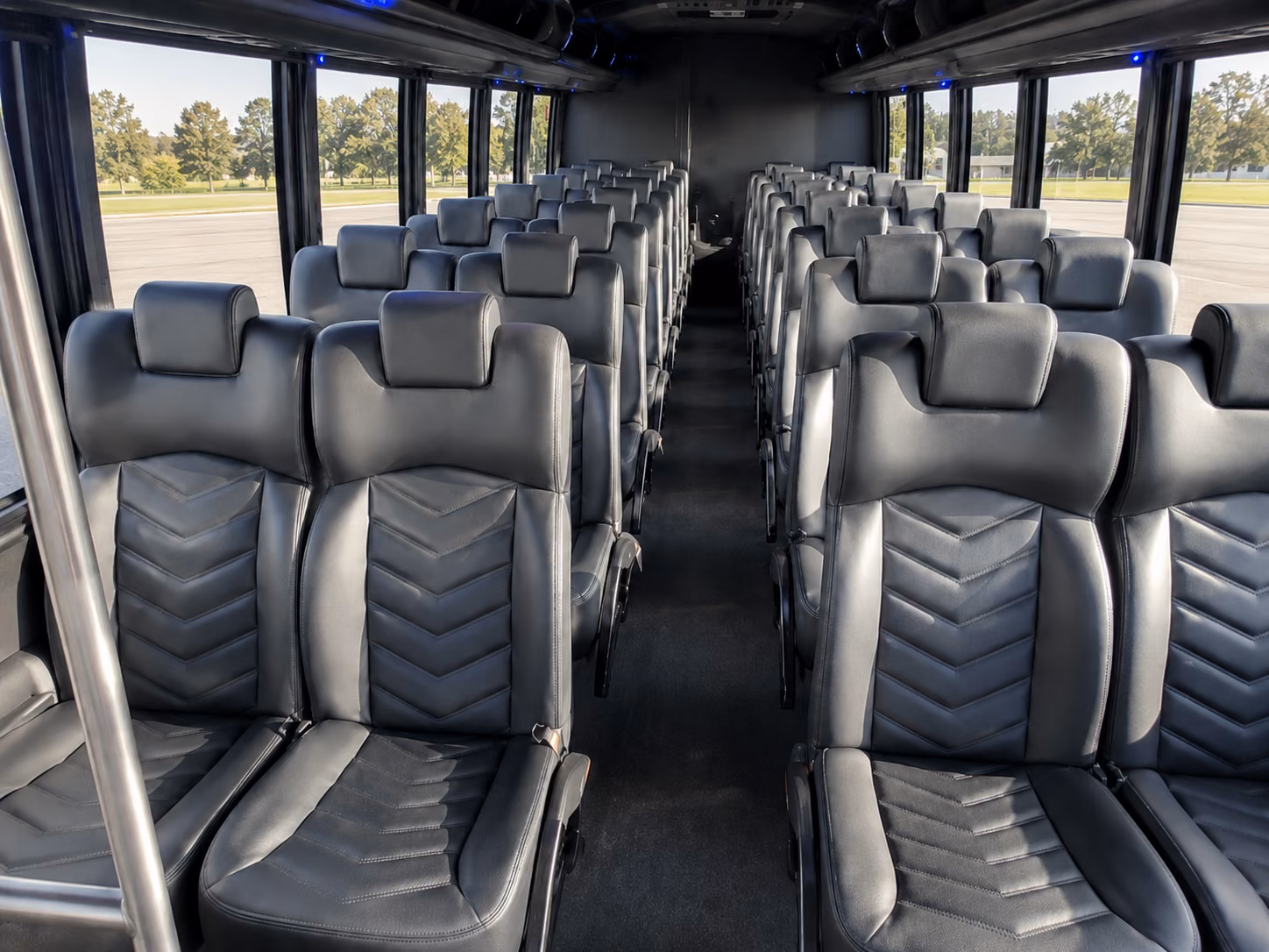 mckinney 18 passenger minibus interior