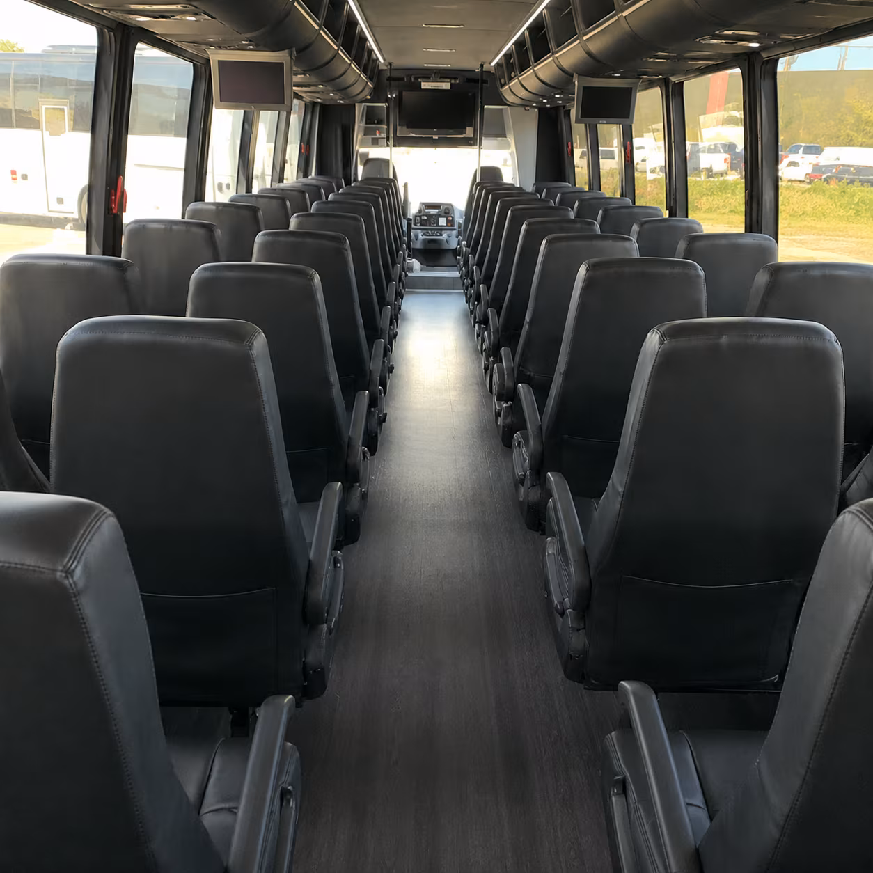 mckinney 28 passenger minibus inside