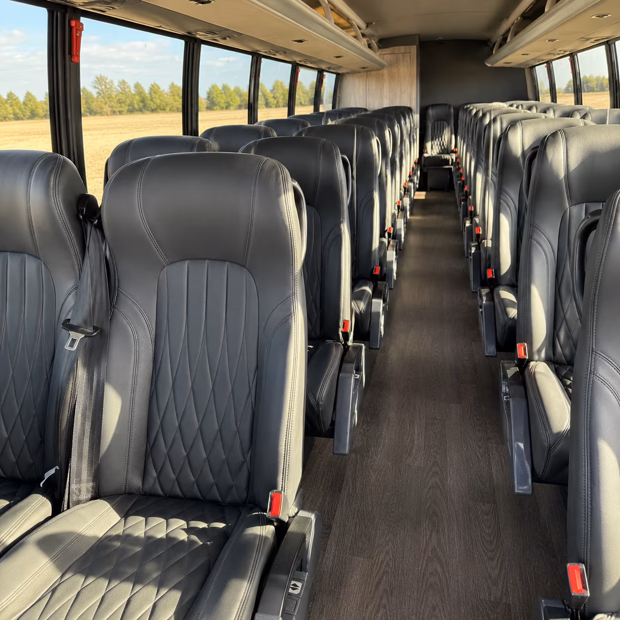 mckinney 35 passenger minibus inside
