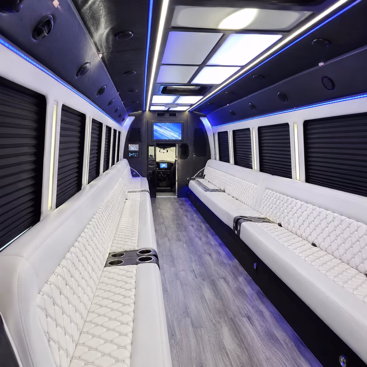 mckinney party bus interior