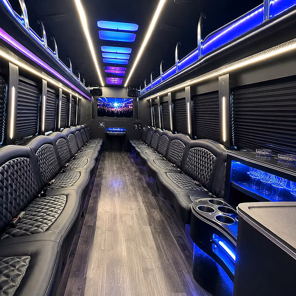 mckinney party bus rentals inside