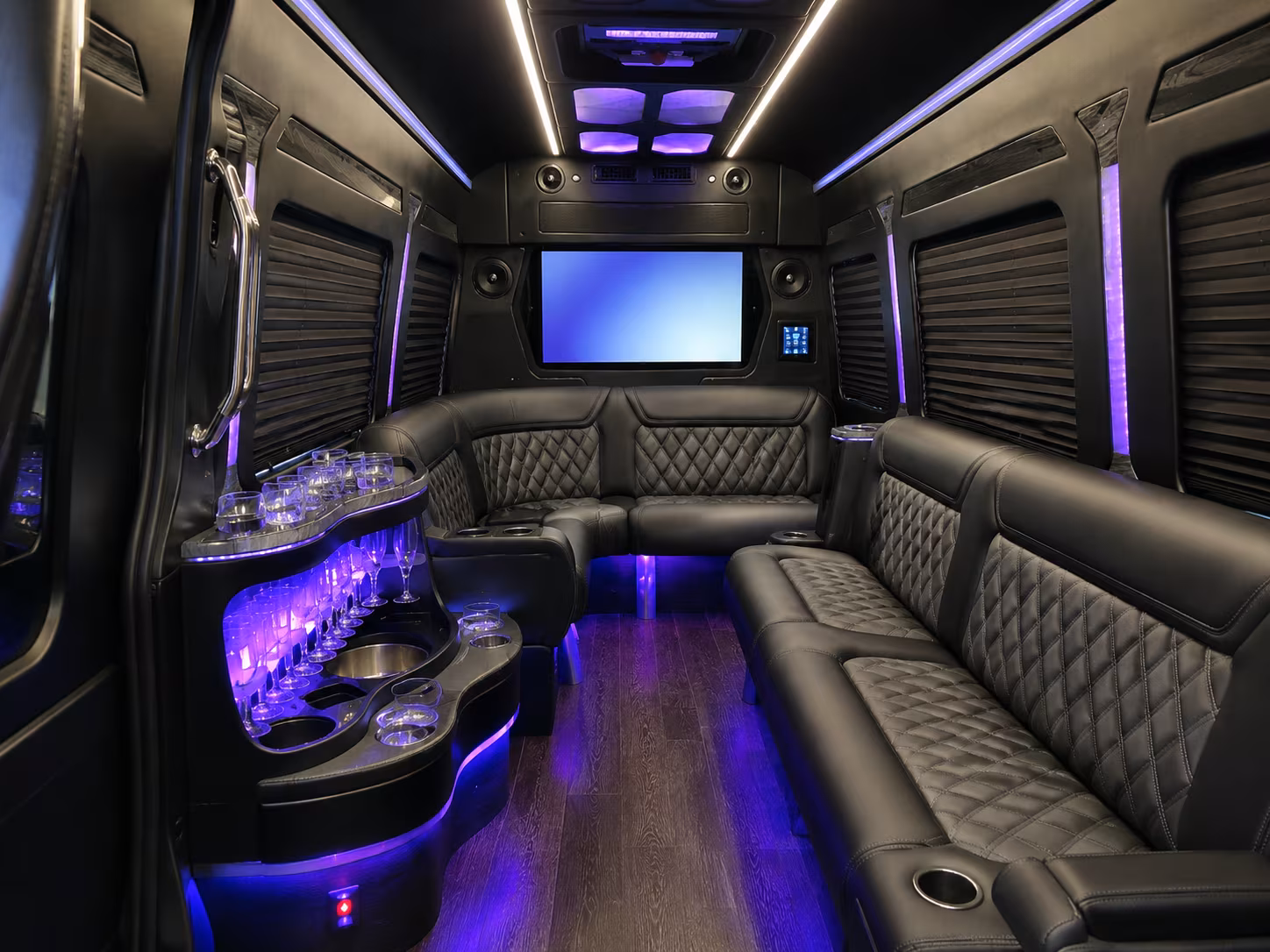 mckinney sprinter limousine inside