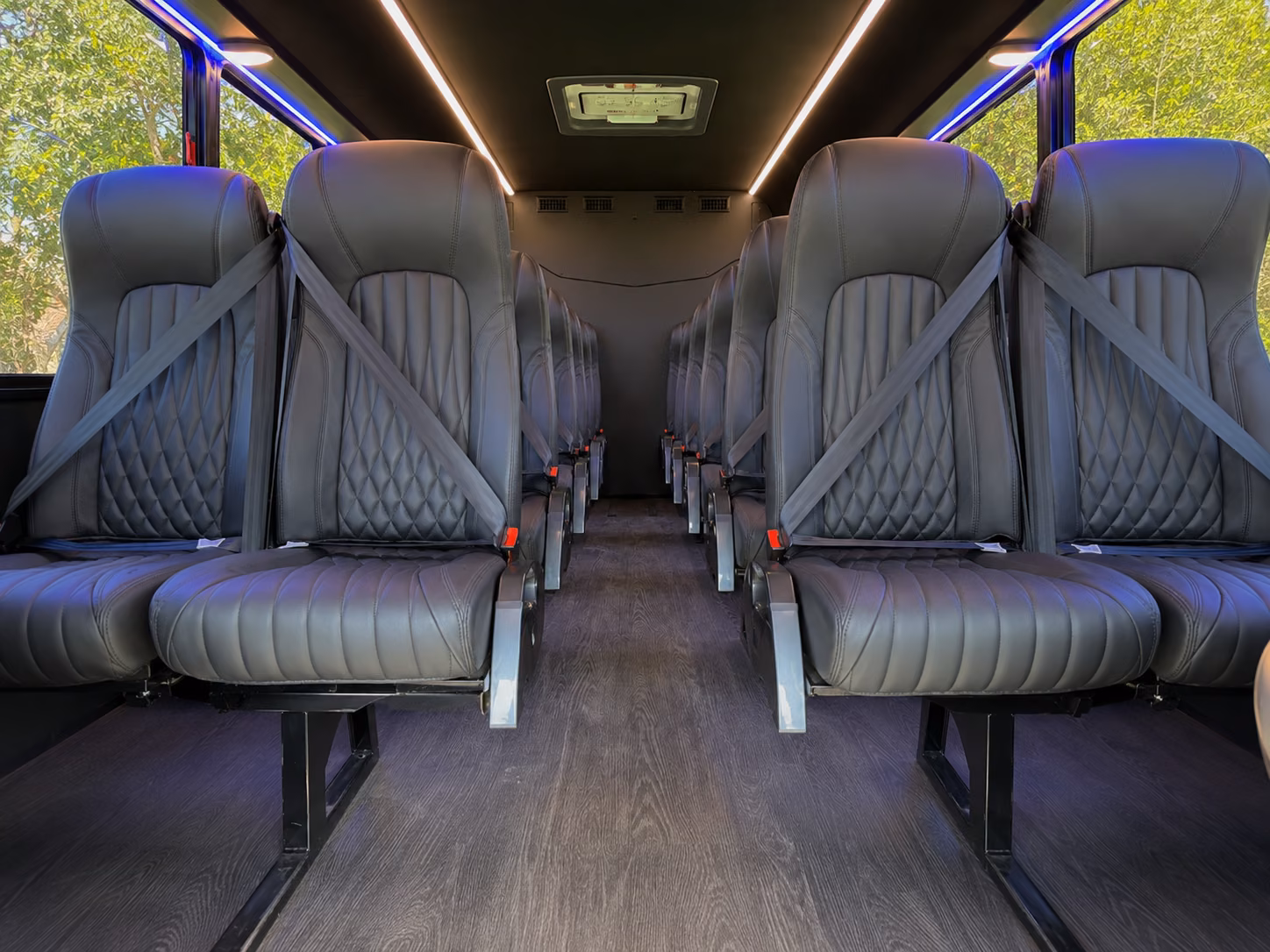 mckinney wedding transportation onboard seating