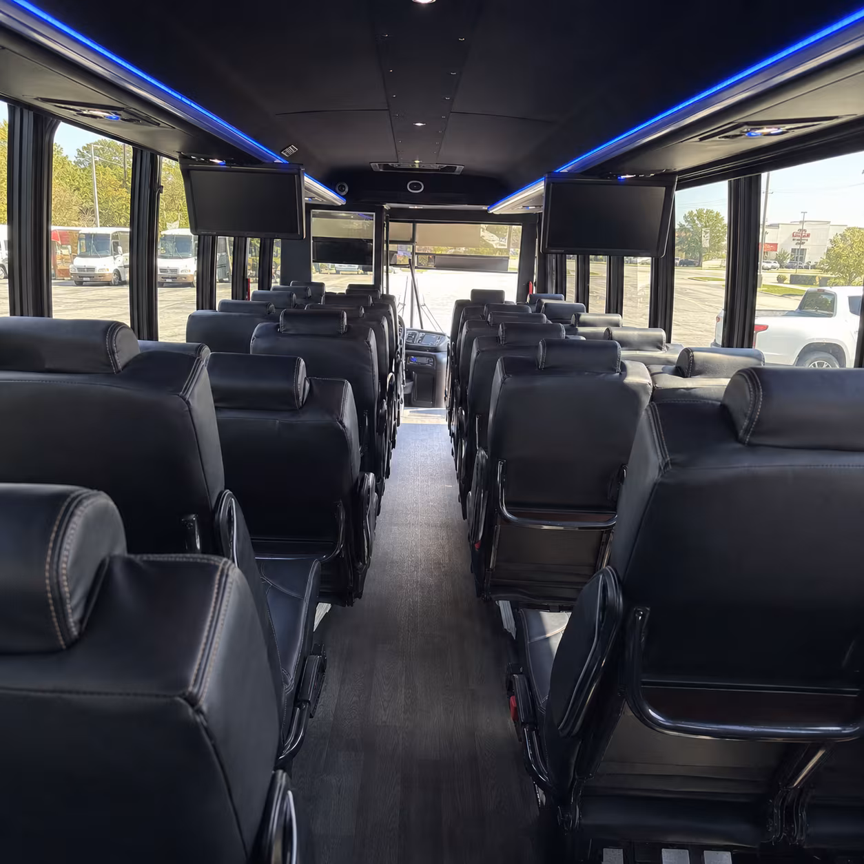 mckinney wine tour brewery transportation onboard seating