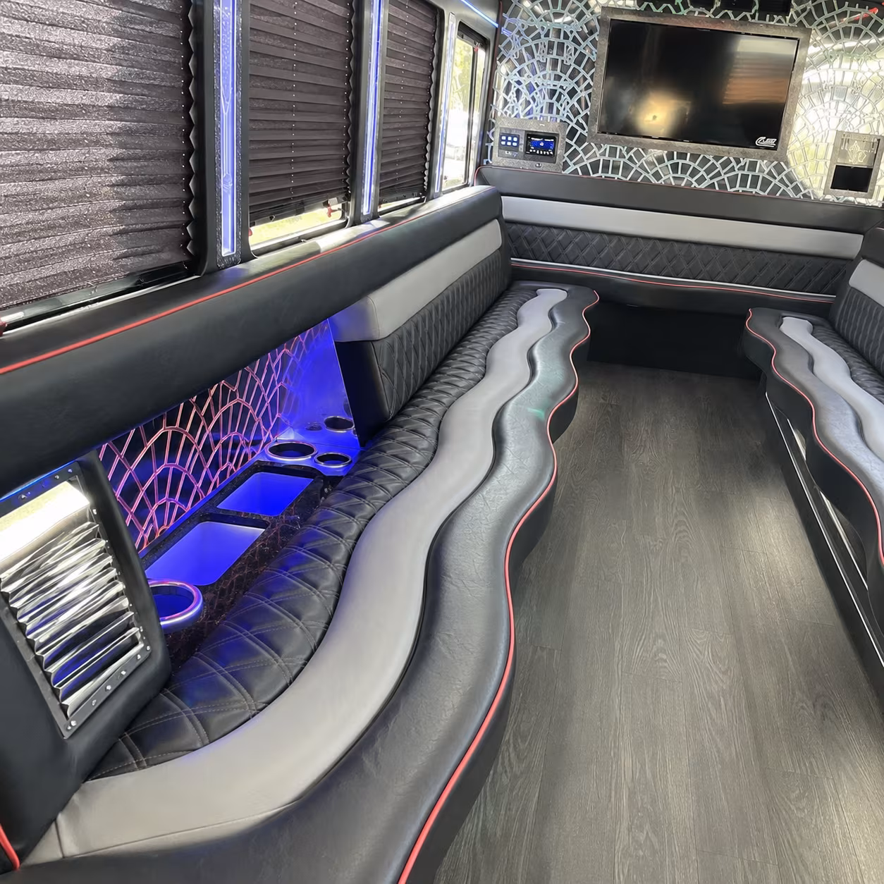 party bus rentals for mckinney proms at boyd and mckinney high
