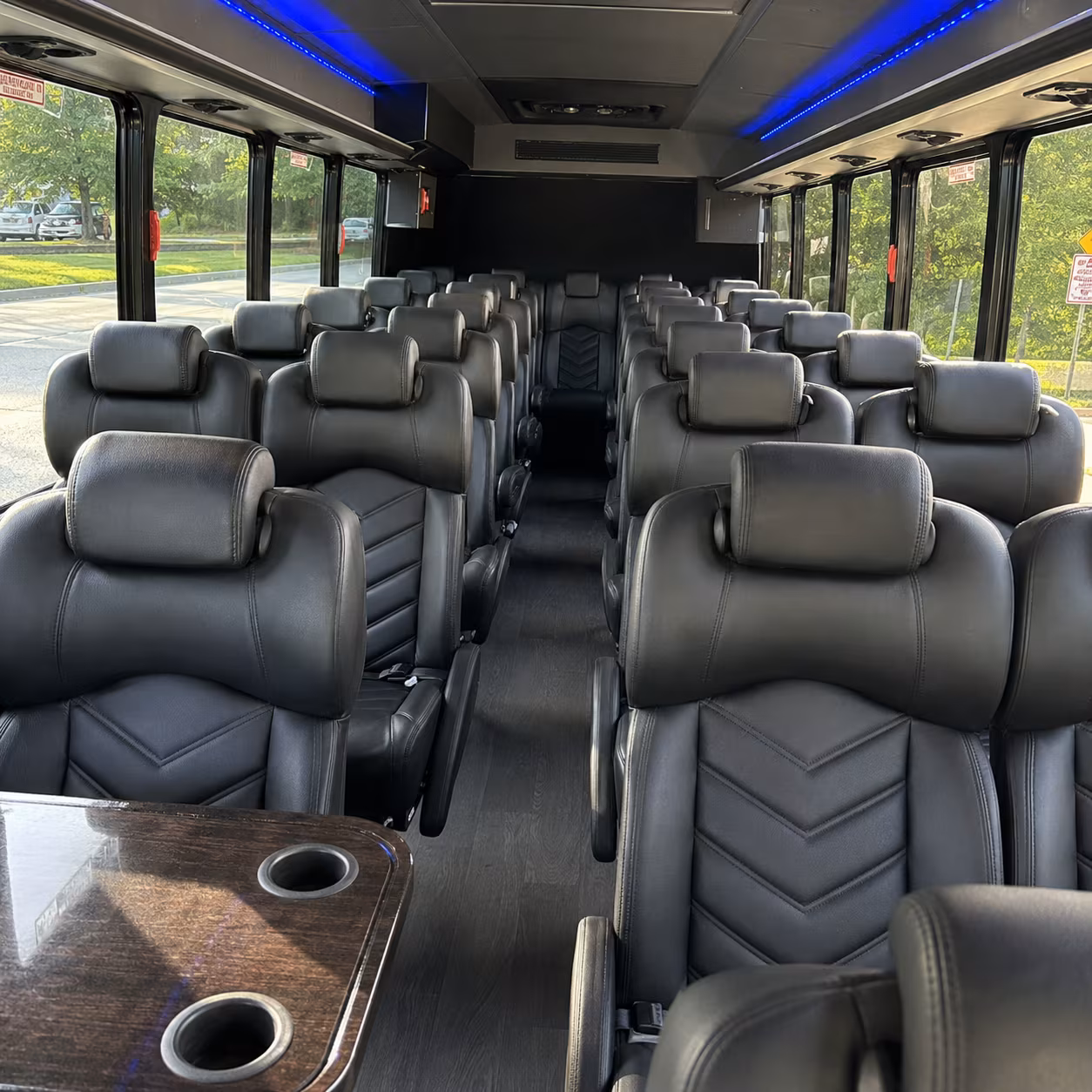 rehearsal dinner bus rentals in mckinney and collin county